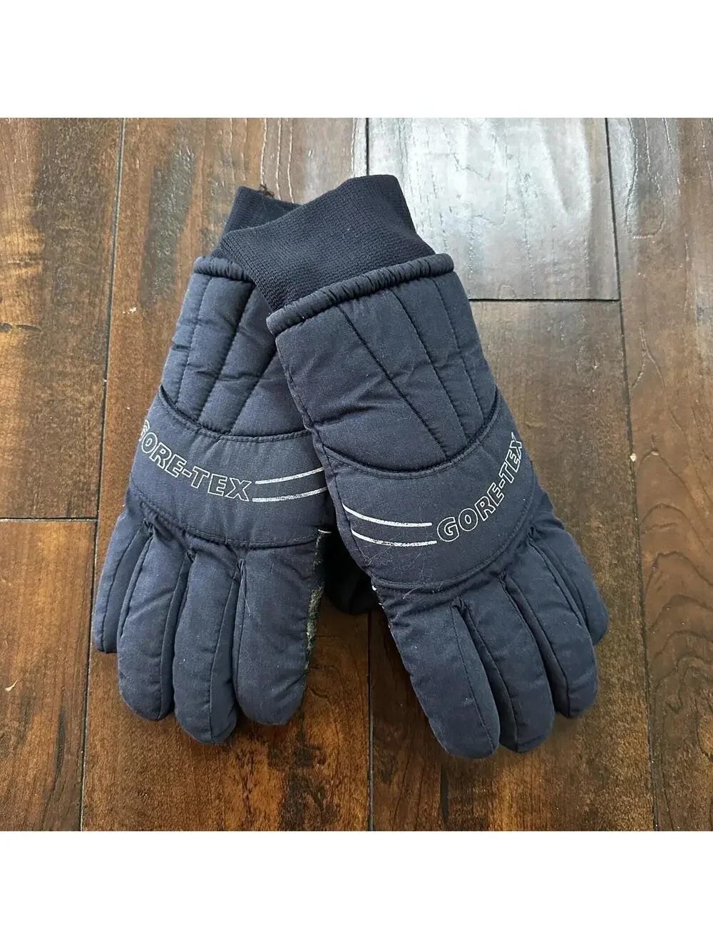 Vintage Gore-Tex Thinsulate Blue Snow Gloves Ski Gear Ladies Size Medium